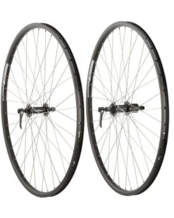 Alexrims Alex DH19 Black Road Bike Wheelset 32 Spokes Shimano Hubs QR Pair DT Swiss