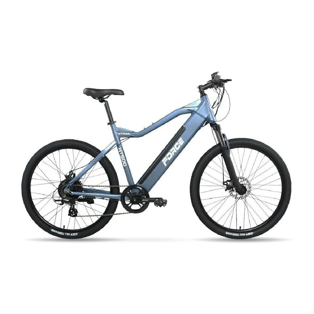 Ebike Force Etrail HT500 Ebike 27.5" MTB -21 Speed With 500W Blue Small - Image 3