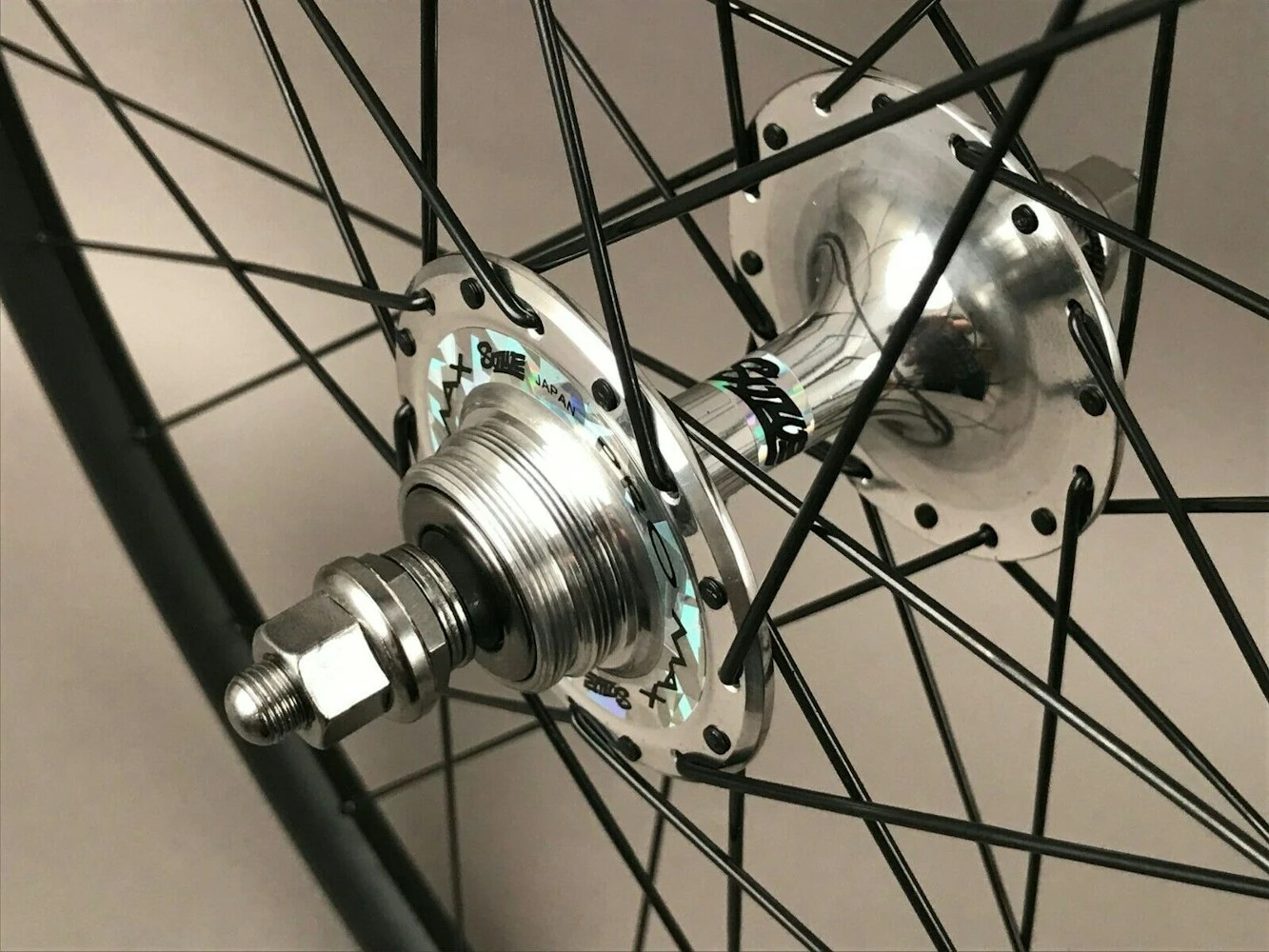 H Plus Son H + Son Archetype Black Rims Suzue Hubs Single Speed Track Bike Wheelset 36h - Image 6