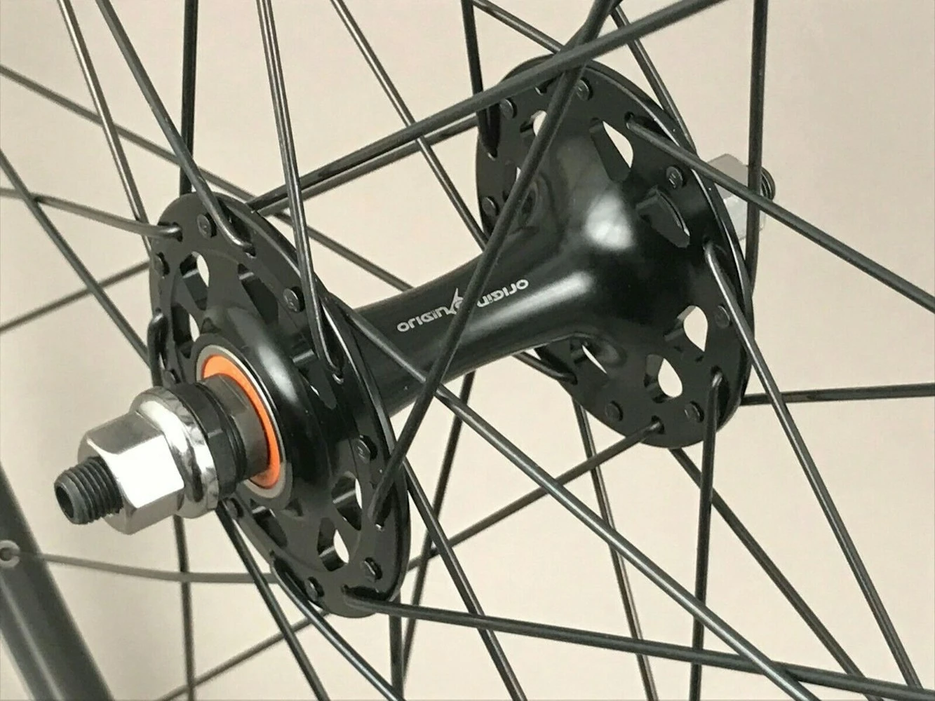 Mavic Open Elite 700c Black Single Speed Track Bike Wheelset Fixed Freewheel - Image 3