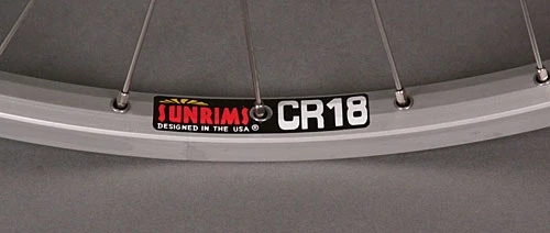 Sun Rims Sun CR18 Silver Track Bike Fixed Gear Singlespeed Wheels Wheelset 32h DT 2.0 - Image 2