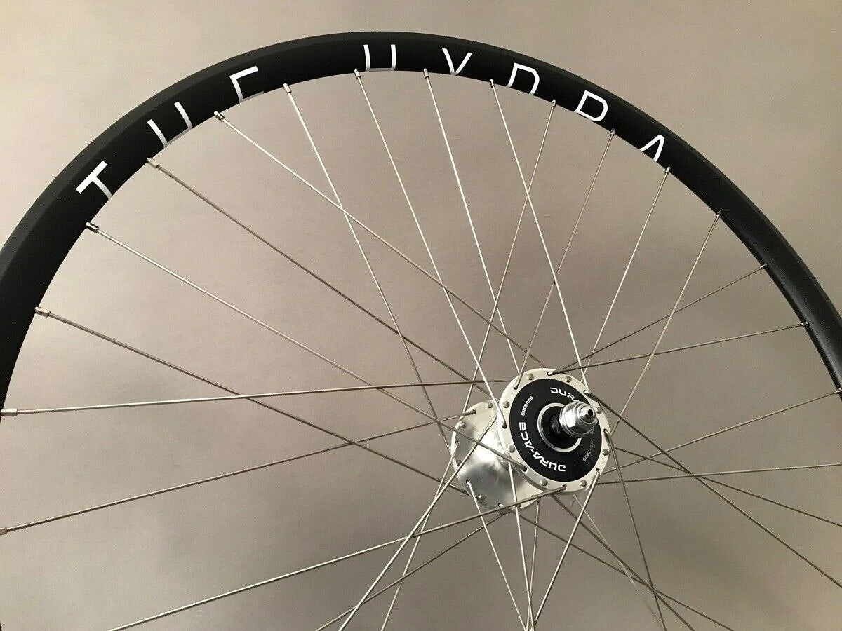 H Plus Son Hydra Track Fixed Gear Bike Wheelset Dura Ace 7600 High Flange Hubs - Image 5