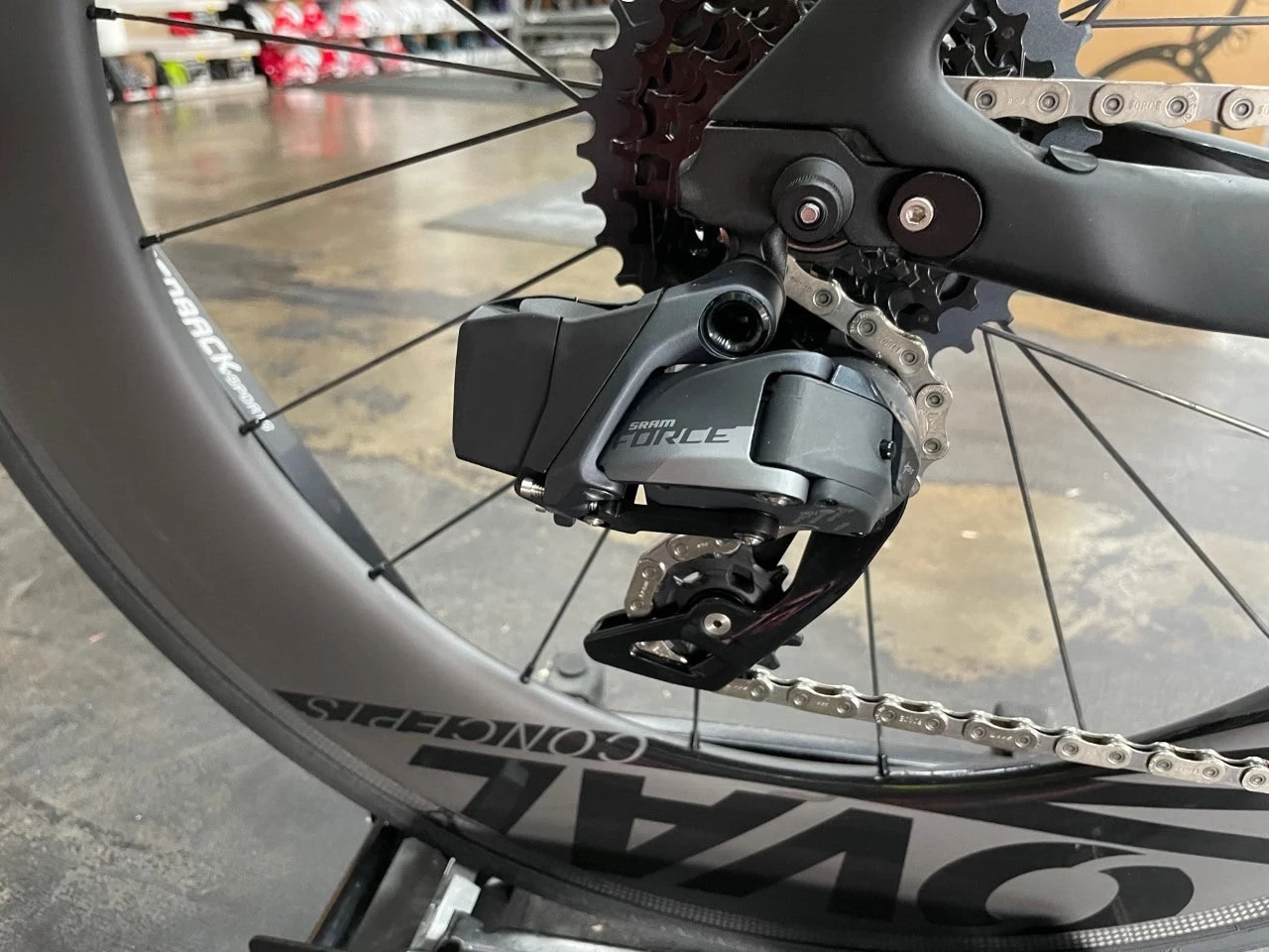 Fuji Norcom Straight 1.3 SRAM Force ETap AXS - Carbon Teal 2020 - Image 3