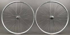 Velocity A23 Silver Rims Miche Pista Hubs Single Speed Track Bike Wheelset Fx/fx