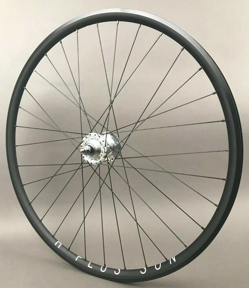 H Plus Son H + Son Archetype Black Rims Suzue Hubs Single Speed Track Bike Wheelset 36h - Image 2