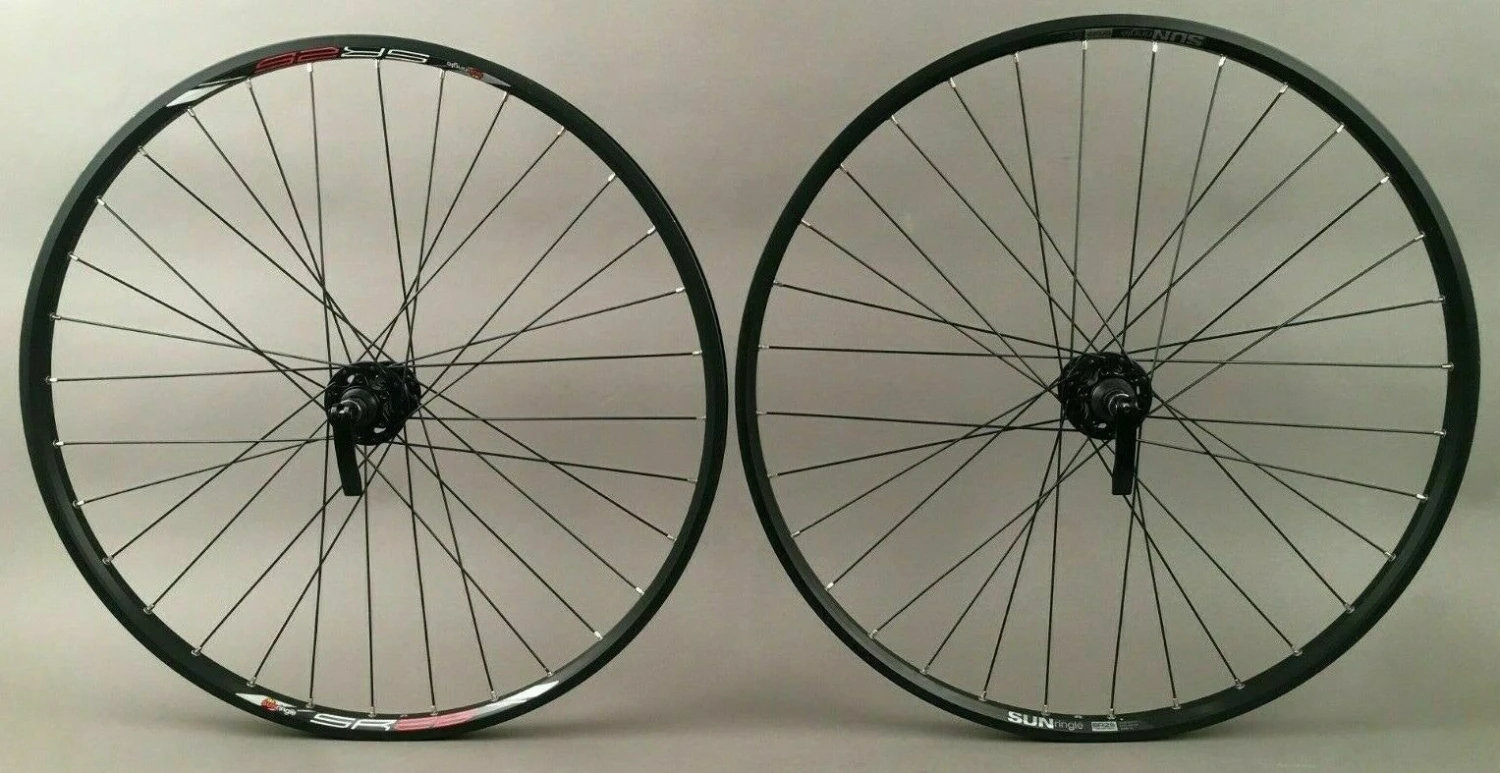 Sun Ringle SR25 Rims 26" MTB Mountain Bike Clincher Wheelset Fits Shimano HG