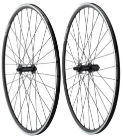 Alexrims Alex DA22 Black Road Bike Wheels Wheelset 32h Shimano Hubs 8-11 Speed 100-130mm