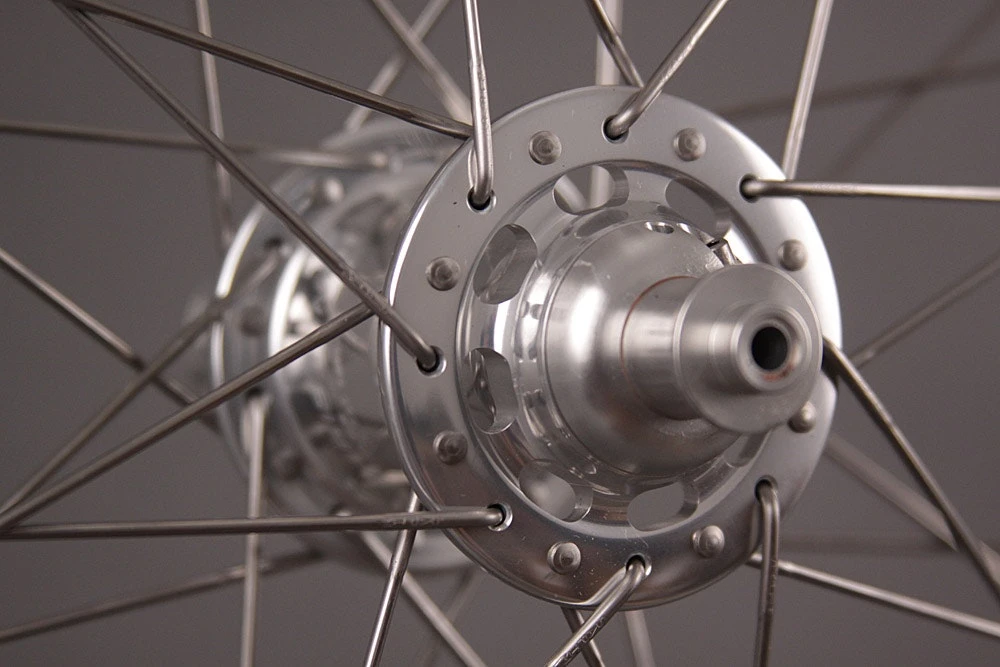 Custom Built Custom Hand Built H Plus Son Archetype Silver Rims Chris King R45 Hubs Road Bike Wheelset Sapim CX - Image 5