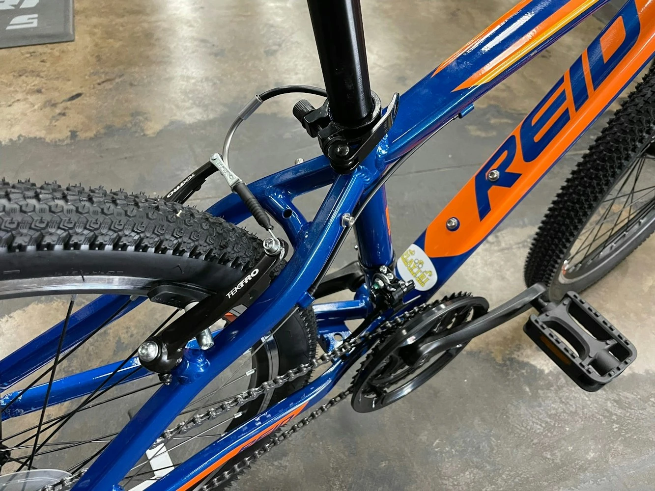 Reid Scout 24 Kids Mountain Bike - Blue/Orange 2021 - Image 8