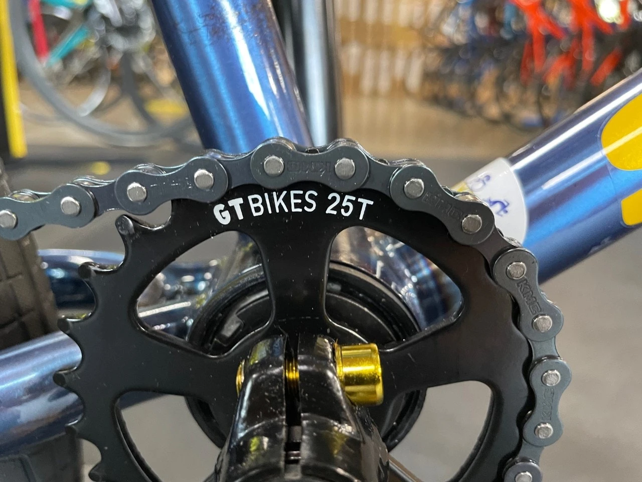 GT Slammer Freestyle BMX Bike Team Blue 2022 - Image 9