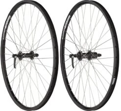 Alexrims 26" Mountain Bike MTB Wheelset Alex DH19 Rims 36h Shimano Deore Hubs QR 100-135