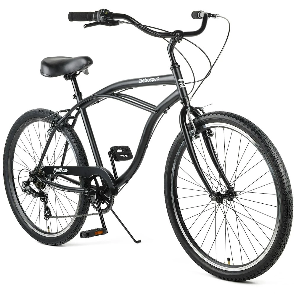 Retrospec Chatham Beach Cruiser 7-Speed 26" - Matte Black 2022 - Image 2