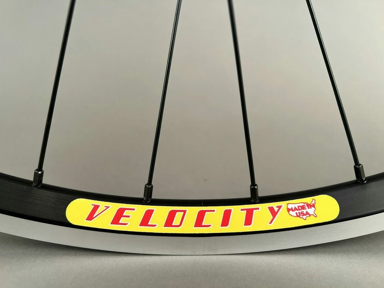 Velocity Dyad Black Suzue Promax Hubs Track Bike Wheelset 36h - Image 2