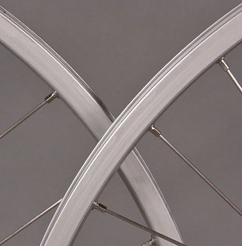 Sun Rims Sun CR18 Silver Track Bike Fixed Gear Singlespeed Wheels Wheelset 32h DT 2.0 - Image 3