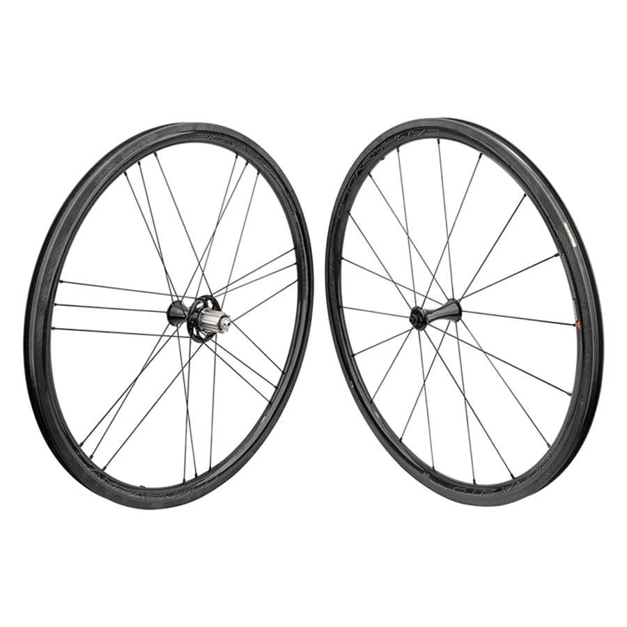 Campagnolo® Campagnolo, Bora WTO 33 Dark, Wheel, Front And Rear, 700C / 622, Holes: F: 18, R: 21, QR, F: 100, R: 130, Rim, Campagnolo, Set