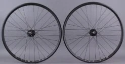 H Plus Son Archetype Black Rims Track Fixed Gear Bike Wheelset DT 3x Front Rear