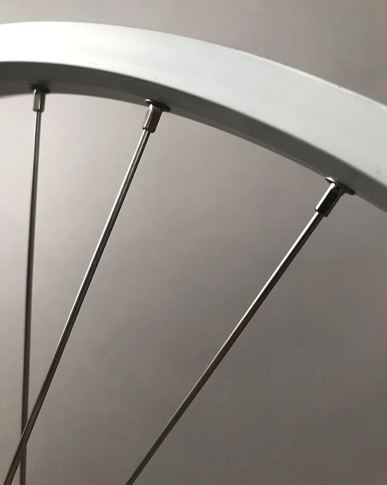 Sun Rims Sun Rhyno Lite 26" Silver Mountain Bike Wheels Shimano Hubs Rim Brake 8-11 Speed - Image 3