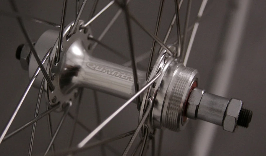 Weinmann LP18 27" Inch Silver Rims 5,6,7 Speed Freewheel Hubs Wheelset 100/126mm - Image 5