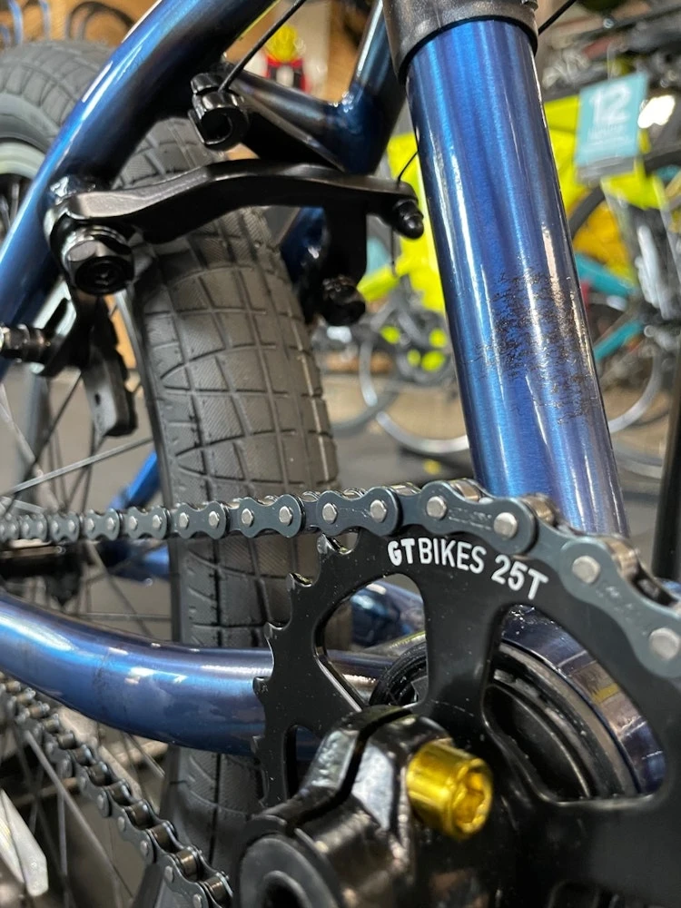 GT Slammer Freestyle BMX Bike Team Blue 2022 - Image 11