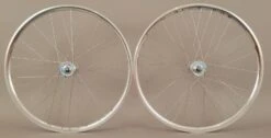 H Plus Son H + Plus Son Silver Archetype W/ 36h Suzue Track Hubs Wheelset