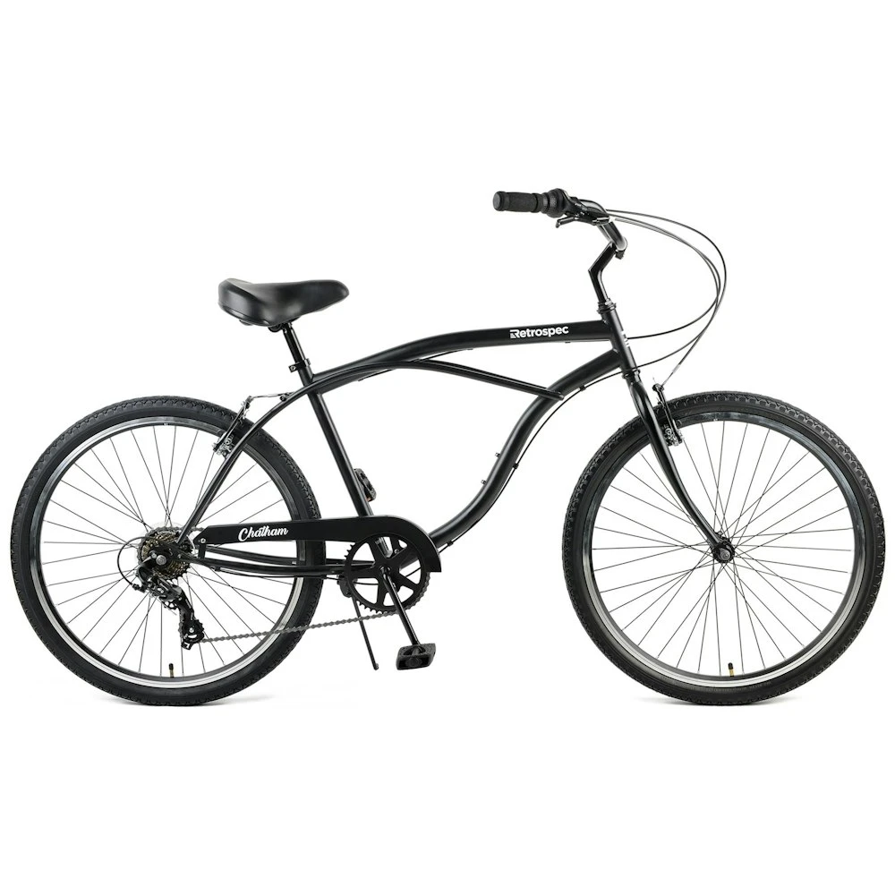 Retrospec Chatham Beach Cruiser 7-Speed 26" - Matte Black 2022