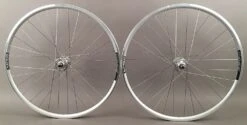 Alexrims Alex Rims DA22 Silver Fixed Gear Track Bike Wheels 32h SingleSpeed Formula Hubs