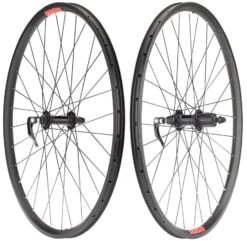 Quality Wheels Sta-Tru 26" Black Mountain Bike Wheels Formula Hubs Rim Brake Quick Release