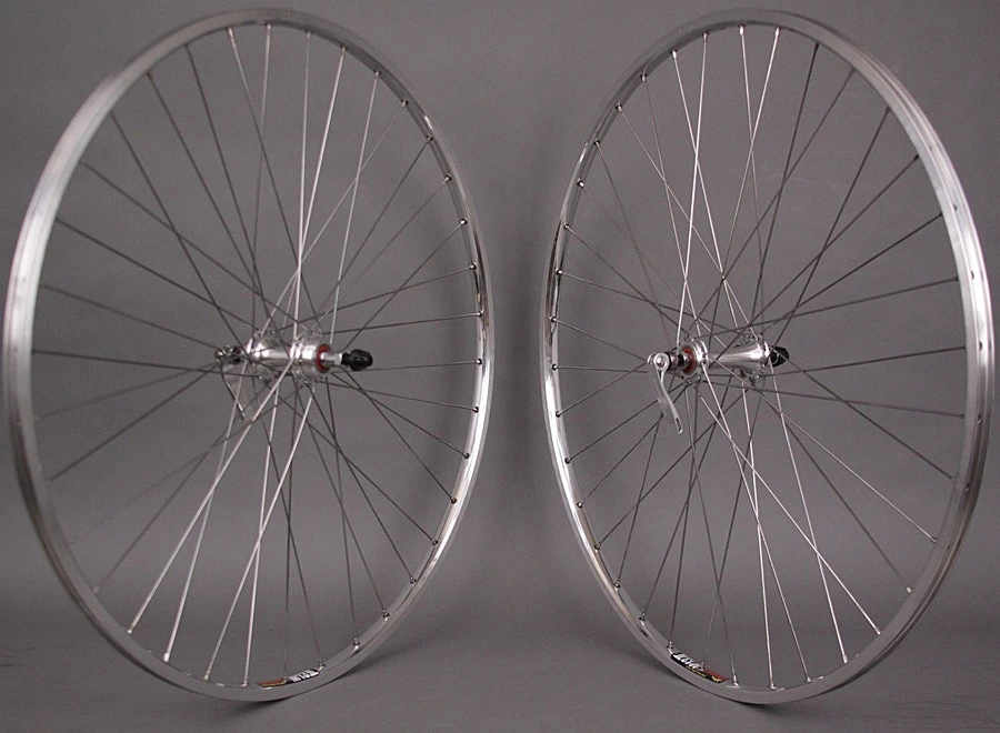 Sun Rims Sun M13 Silver 700c Sealed Bearing Road Bike Wheels 126mm Fits Vintage Bikes - Image 2