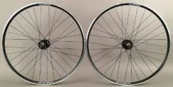 Alexrims Alex Rims DA22 Black Fixed Gear Track Bike Wheelset 32h SingleSpeed Formula Hubs