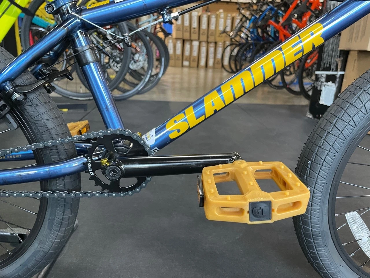 GT Slammer Freestyle BMX Bike Team Blue 2022 - Image 8