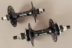 Miche Primato Pista 32 Hole Fixed Gear Track Bike High Flange Hubs Black