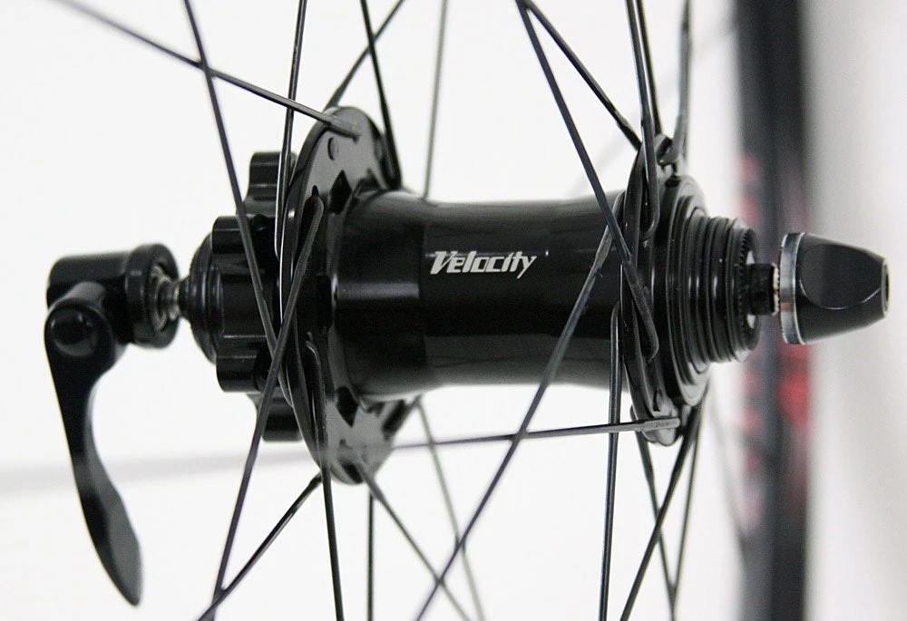 Velocity A23 Gravel CX Road Bike Disc Brake Wheelset QR Or Thru Axle Hubs - Image 7