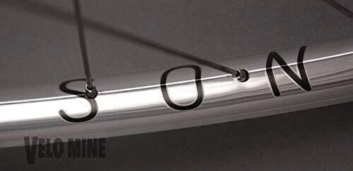 H Plus Son Archetype Polished SILVER 32h Fixed Gear Track Bike Wheelset - Image 5