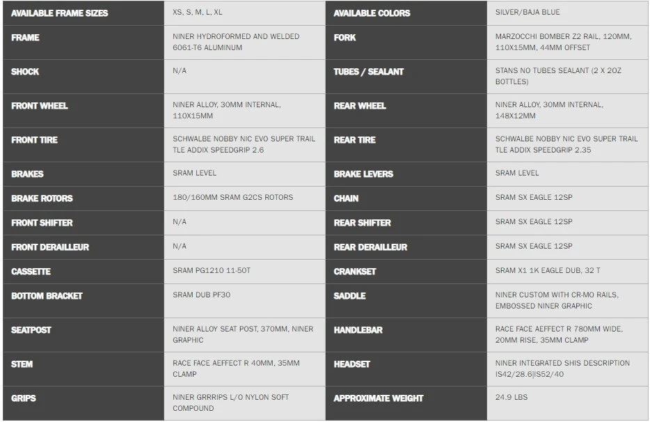 Niner AIR 9 2-STAR SRAM SX Eagle 2022 - Image 6