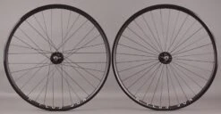 H Plus Son H + Plus Son Archetype Black Rims Track Fixed Gear Bike Wheelset DT Radial Front