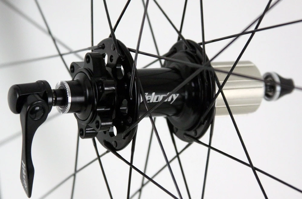 Velocity A23 Gravel CX Road Bike Disc Brake Wheelset QR Or Thru Axle Hubs - Image 9