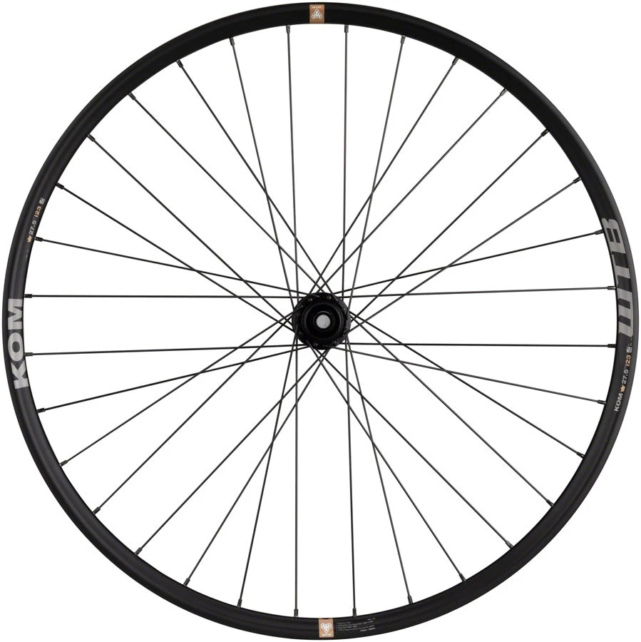 WTB KOM I23 Front Wheel 650b 27.5 Mountain Bike 12 X 100mm Center-Lock Black - Image 2