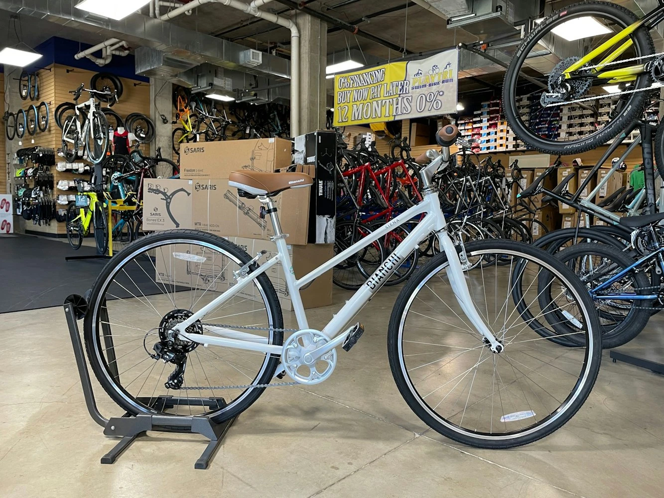 Bianchi Siena Dama White/Celeste 2022