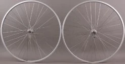 Sun Rims Sun CR18 700 Silver Wheelset 36 H 126mm 5 6 7 Speed Freewheel Fit Vintage Bike