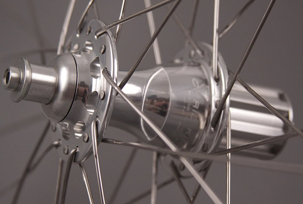 Custom Built Custom Hand Built H Plus Son Archetype Silver Rims Chris King R45 Hubs Road Bike Wheelset Sapim CX - Image 4
