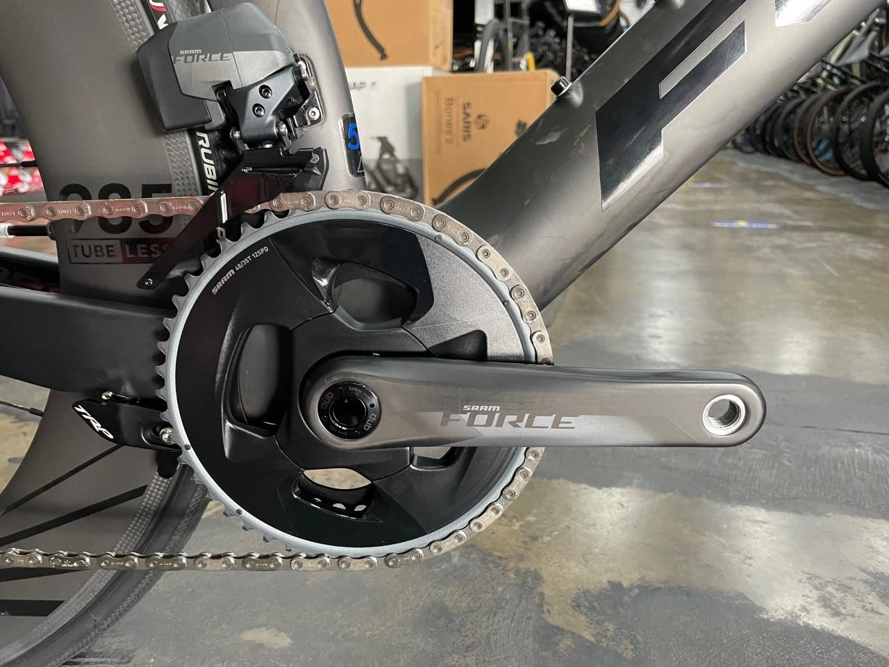 Fuji Norcom Straight 1.3 SRAM Force ETap AXS - Carbon Teal 2020 - Image 2