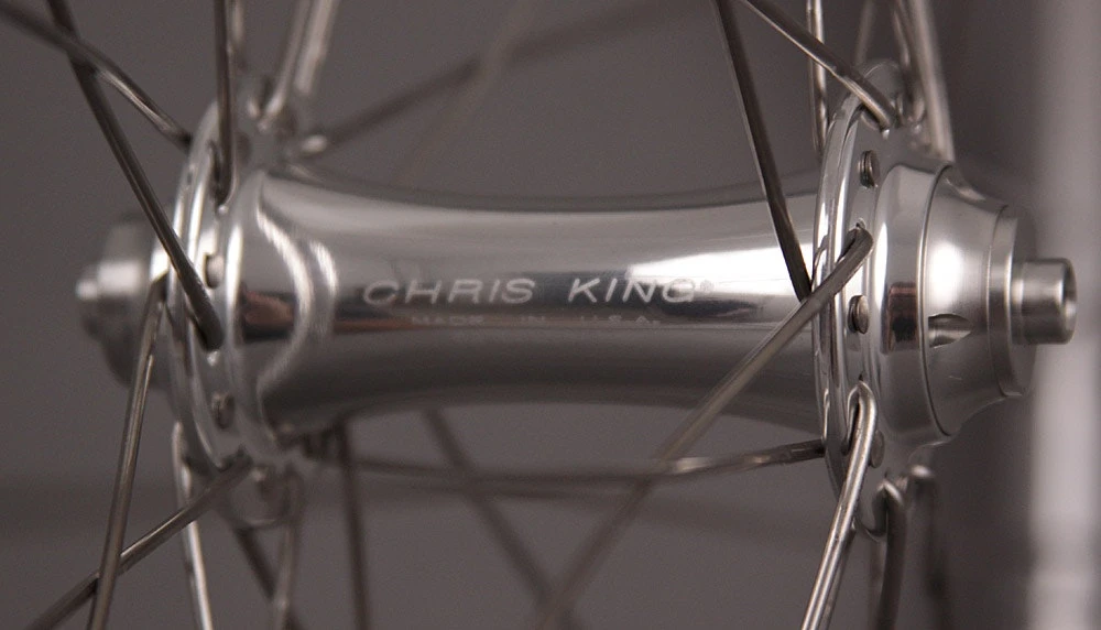 Custom Built Custom Hand Built H Plus Son Archetype Silver Rims Chris King R45 Hubs Road Bike Wheelset Sapim CX - Image 6