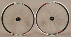 Weinmann DP18 BLACK FIXED GEAR SINGLE SPEED WHEELSET 36 Hole Flip Flop Hubs