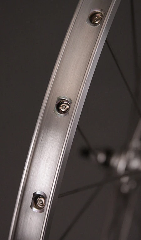 H Plus Son TB14 Silver Rims Fixed Gear Track Bike SingleSpeed Wheelset Wheels - Image 4