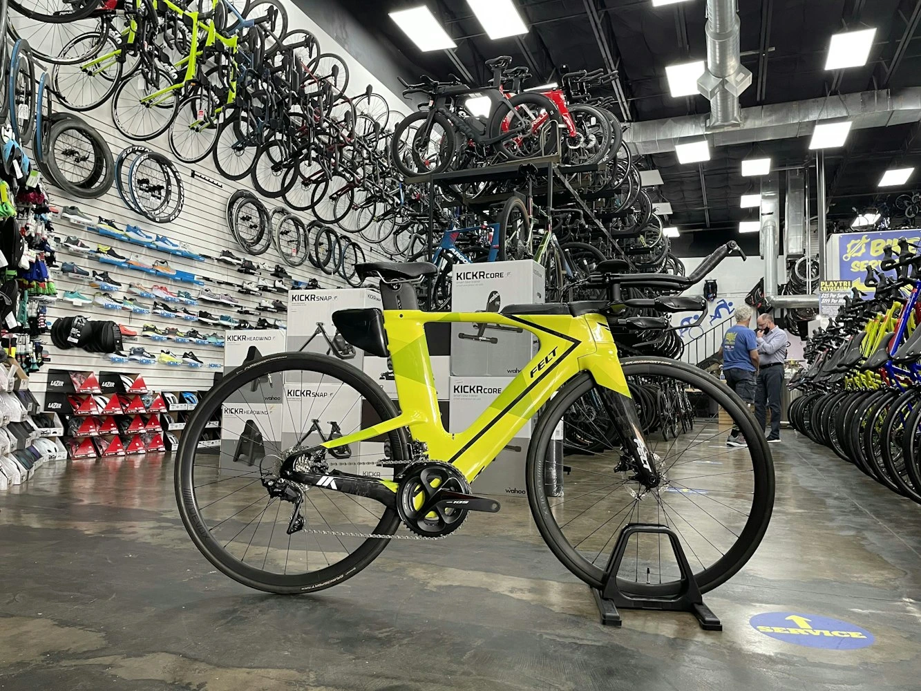 Felt IA Advanced 105 - Chartreuse Geo 2022