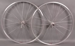 Sun Rims New Sun CR18 27" Silver Road Bike Wheelset Freewheel 126mm 5 6 7 Speed Freewheel