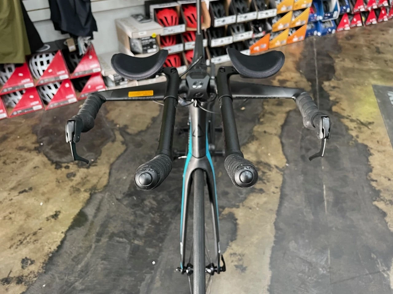 Fuji Norcom Straight 1.3 SRAM Force ETap AXS - Carbon Teal 2020 - Image 8