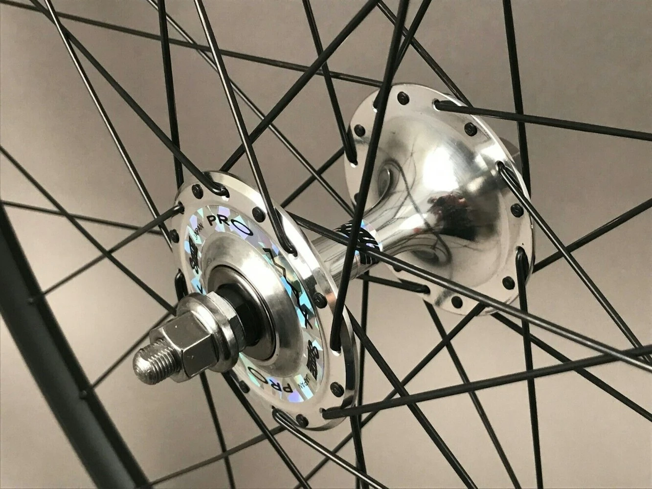 H Plus Son H + Son Archetype Black Rims Suzue Hubs Single Speed Track Bike Wheelset 36h - Image 5